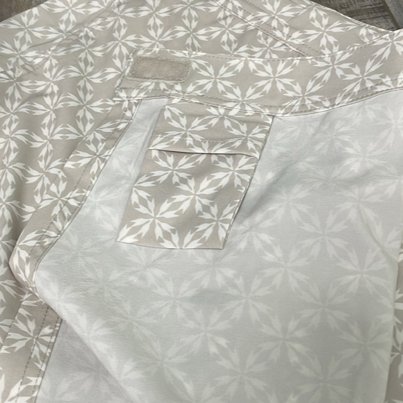 RipSkirt Hawaii gray rip away skirt w/white floral print size xl - Picture 4 of 6